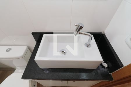 Studio - Banheiro de kitnet/studio para alugar com 1 quarto, 33m² em Cerâmica, São Caetano do Sul