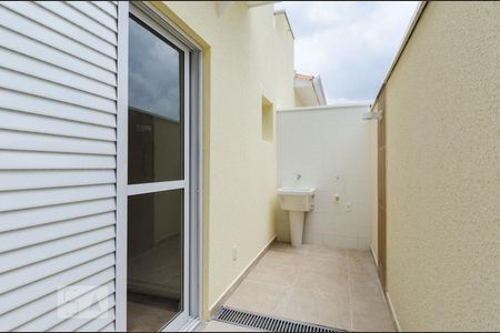 Área de Serviço de kitnet/studio para alugar com 1 quarto, 33m² em Cerâmica, São Caetano do Sul