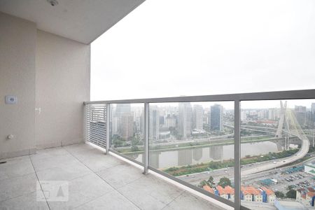 Varanda de kitnet/studio para alugar com 1 quarto, 39m² em Real Parque, São Paulo