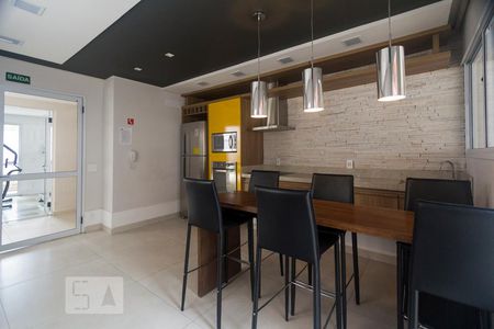 Studio para alugar com 39m², 1 quarto e 1 vagaSalão de festas / Espaço gourmet