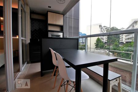 Varanda gourmet de apartamento para alugar com 1 quarto, 35m² em Real Parque, São Paulo