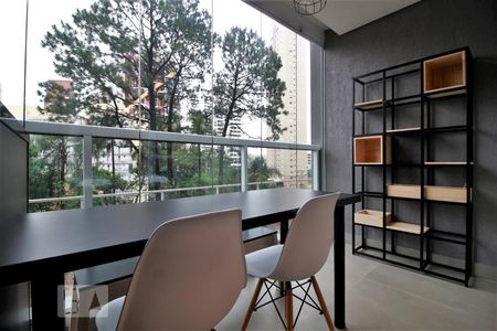 Varanda gourmet de apartamento para alugar com 1 quarto, 35m² em Real Parque, São Paulo