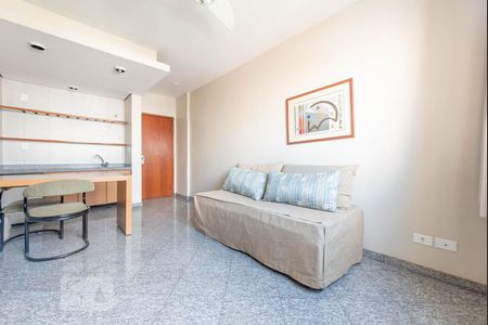 Sala de apartamento para alugar com 1 quarto, 37m² em Setor Central, Goiânia