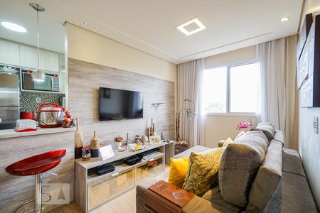 sala de apartamento para alugar com 2 quartos, 48m² em Quinta da Paineira, São Paulo