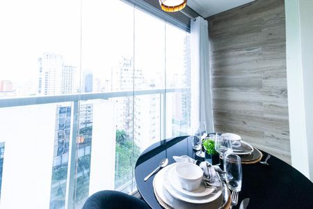 Varanda de kitnet/studio à venda com 1 quarto, 25m² em Vila Olímpia, São Paulo