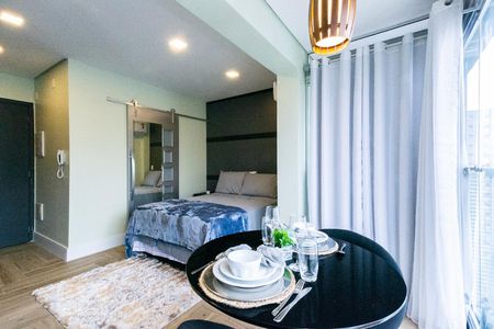 Varanda de kitnet/studio à venda com 1 quarto, 25m² em Vila Olímpia, São Paulo