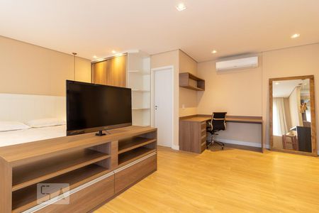 Studio - Sala de kitnet/studio à venda com 1 quarto, 50m² em Santo Amaro, São Paulo