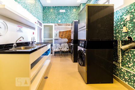 Studio à venda com 48m², 1 quarto e 1 vagaLavanderia