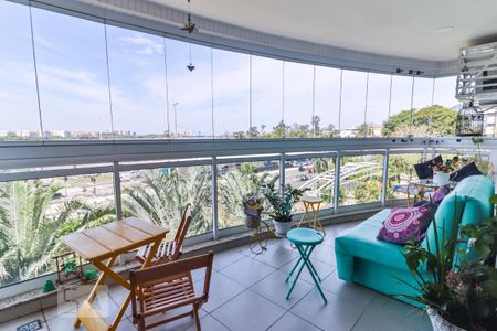 Apartamento para alugar com 100m², 3 quartos e 2 vagasVaranda Sala
