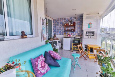 Varanda Sala de apartamento para alugar com 3 quartos, 100m² em Jacarepaguá, Rio de Janeiro