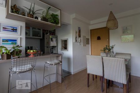Sala de apartamento à venda com 1 quarto, 55m² em Tristeza, Porto Alegre