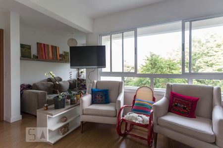 Sala de apartamento à venda com 1 quarto, 55m² em Tristeza, Porto Alegre