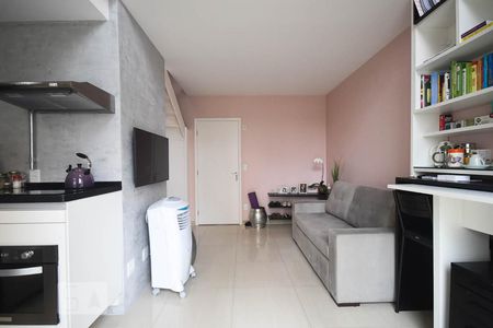 Sala de apartamento para alugar com 1 quarto, 48m² em Vila Andrade, São Paulo