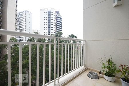 VarandaVista de apartamento para alugar com 1 quarto, 48m² em Vila Andrade, São Paulo