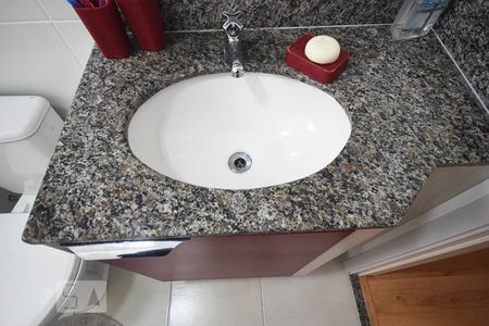 Detalhe do banheiro de apartamento à venda com 2 quartos, 50m² em Vila Suzana, São Paulo