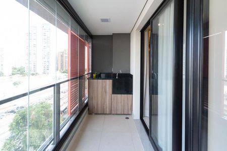 Varanda de apartamento para alugar com 1 quarto, 37m² em Campo Belo, São Paulo