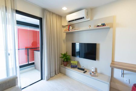 Sala de apartamento para alugar com 1 quarto, 37m² em Campo Belo, São Paulo