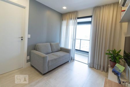 Sala de apartamento para alugar com 1 quarto, 37m² em Campo Belo, São Paulo