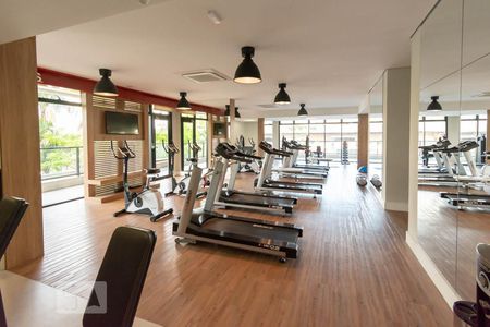 Apartamento para alugar com 37m², 1 quarto e 1 vaga Apartamento para alugar com 37m², 1 quarto e 1 vagaAcademia