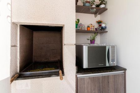 Sacada gourmet  de apartamento à venda com 2 quartos, 58m² em Vila Prudente, São Paulo