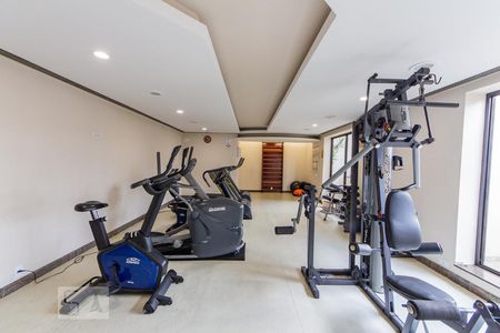 Apartamento para alugar com 30m², 1 quarto e 1 vaga Apartamento para alugar com 30m², 1 quarto e 1 vagaÁrea comum - Academia