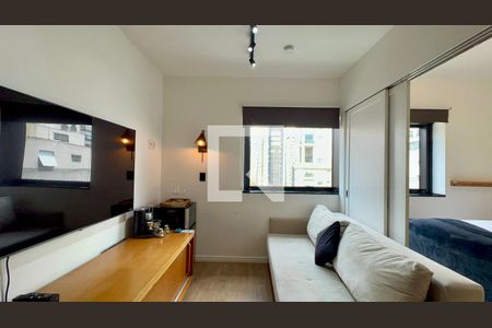 Sala de apartamento à venda com 1 quarto, 30m² em Jardim Paulista, São Paulo