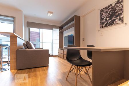 Sala de apartamento à venda com 1 quarto, 44m² em Pinheiros, São Paulo
