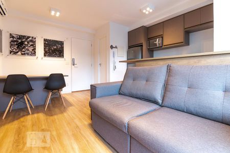 Sala de apartamento à venda com 1 quarto, 44m² em Pinheiros, São Paulo