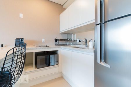 Cozinha de kitnet/studio para alugar com 1 quarto, 46m² em Pinheiros, São Paulo