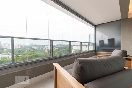 Studio para alugar com 46m², 1 quarto e 1 vagaVaranda