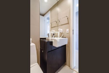 Studio para alugar com 46m², 1 quarto e 1 vaga Studio para alugar com 46m², 1 quarto e 1 vagaBanheiro
