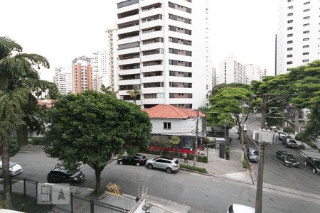 Vista da varanda  de kitnet/studio à venda com 1 quarto, 62m² em Aclimação, São Paulo