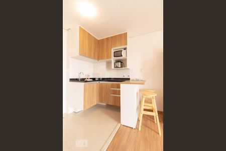 Cozinha de kitnet/studio para alugar com 1 quarto, 35m² em Santo Amaro, São Paulo