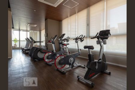 Studio para alugar com 35m², 1 quarto e 1 vaga Studio para alugar com 35m², 1 quarto e 1 vagaAcademia