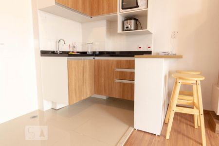 Cozinha de kitnet/studio para alugar com 1 quarto, 35m² em Santo Amaro, São Paulo