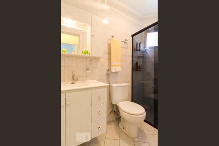 Banheiro de apartamento à venda com 1 quarto, 56m² em Centro, São Bernardo do Campo