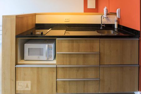 Studio para alugar com 33m², 1 quarto e 1 vaga Studio para alugar com 33m², 1 quarto e 1 vagaCozinha