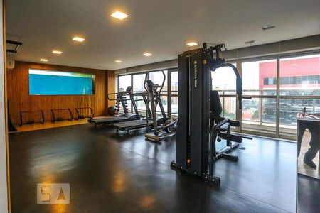 Studio para alugar com 33m², 1 quarto e 1 vaga Studio para alugar com 33m², 1 quarto e 1 vagaAcademia