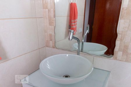 Detalhe banheiro suite de apartamento para alugar com 2 quartos, 88m² em Vila Nova Manchester, São Paulo