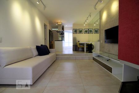 Apartamento para alugar com 84m², 1 quarto e 2 vagasSala