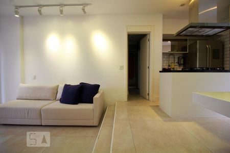 Apartamento para alugar com 84m², 1 quarto e 2 vagasSala