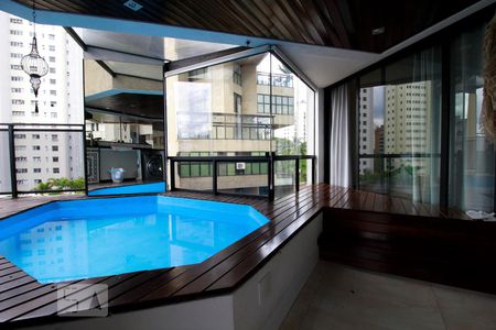 Varanda gourmet de apartamento à venda com 1 quarto, 84m² em Vila Suzana, São Paulo