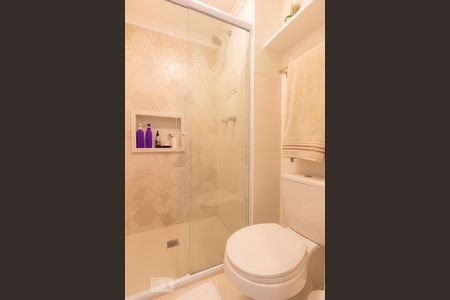 Banheiro de kitnet/studio à venda com 1 quarto, 39m² em Brooklin Paulista, São Paulo