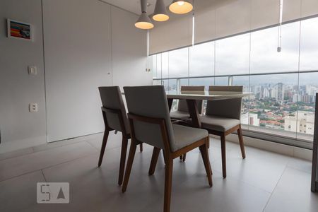 Varanda de kitnet/studio à venda com 1 quarto, 39m² em Brooklin Paulista, São Paulo