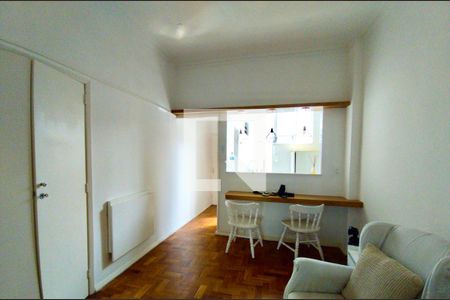 Sala  de apartamento para alugar com 1 quarto, 50m² em Leblon, Rio de Janeiro