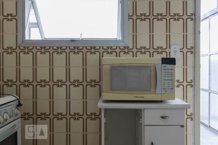 Cozinha (Microondas) de apartamento para alugar com 1 quarto, 90m² em Vila Mariana, São Paulo