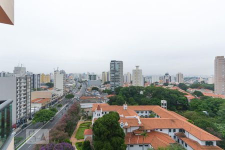 Vista da janela da sala de kitnet/studio para alugar com 1 quarto, 31m² em Mirandópolis, São Paulo