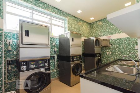 Studio para alugar com 46m², 1 quarto e 1 vagaLavanderia