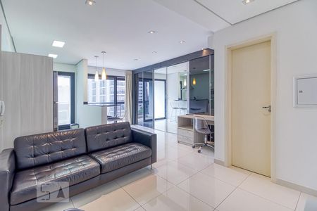 Sala de apartamento para alugar com 1 quarto, 70m² em Vila Olimpia, São Paulo