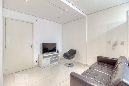 Sala de apartamento para alugar com 1 quarto, 70m² em Vila Olimpia, São Paulo